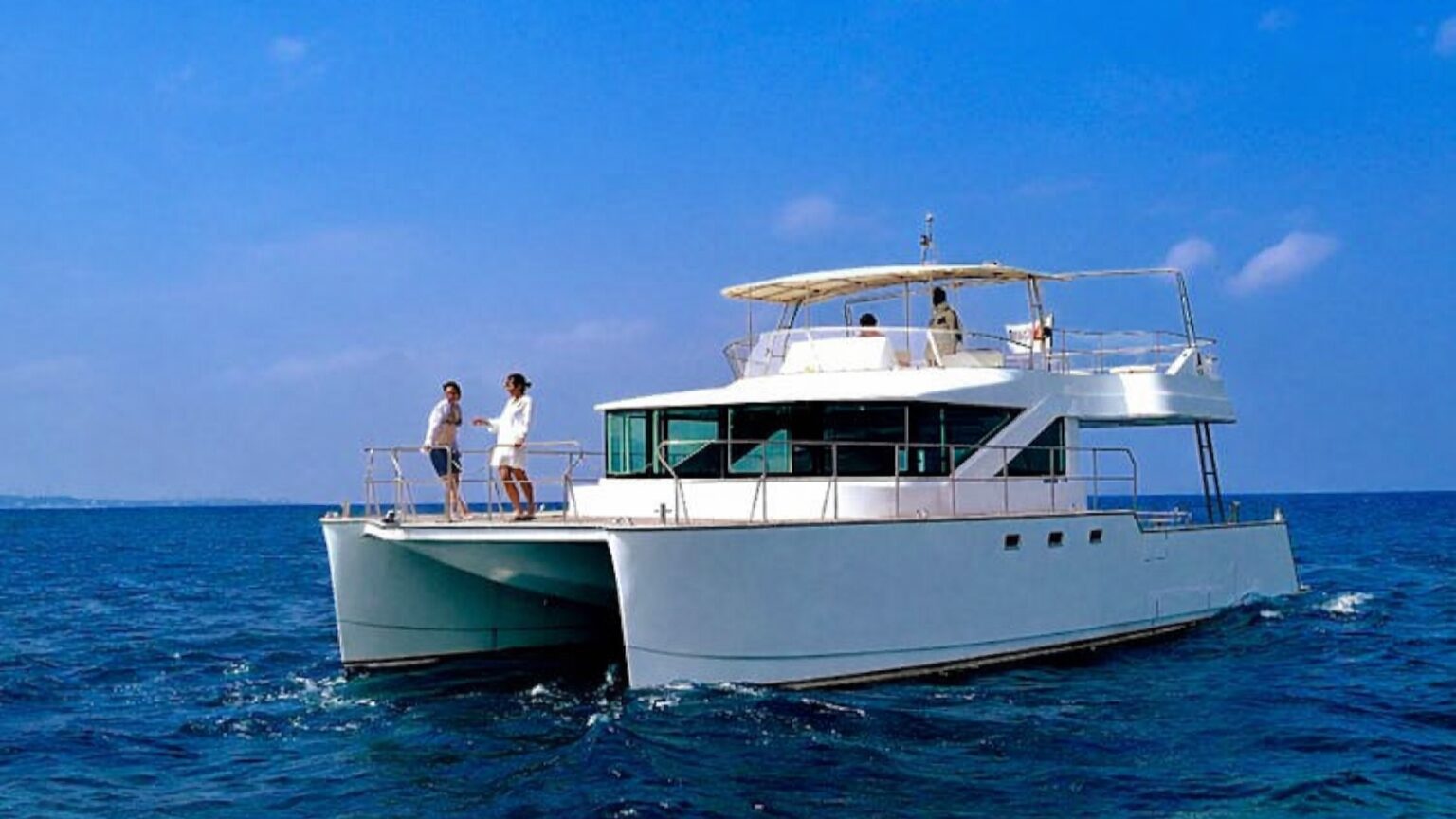 Private charter boat Okinawa exterior view