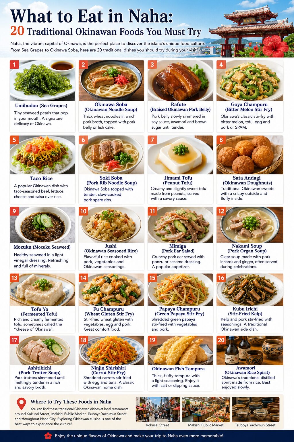 20 traditional Okinawan foods to try in Naha